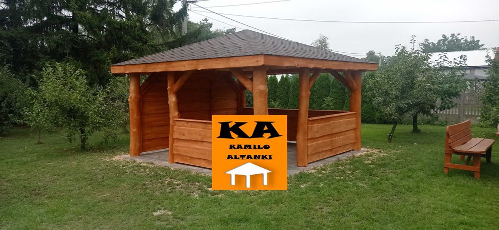 Altanka z bala Altana Altanki Altany Ogrodowa