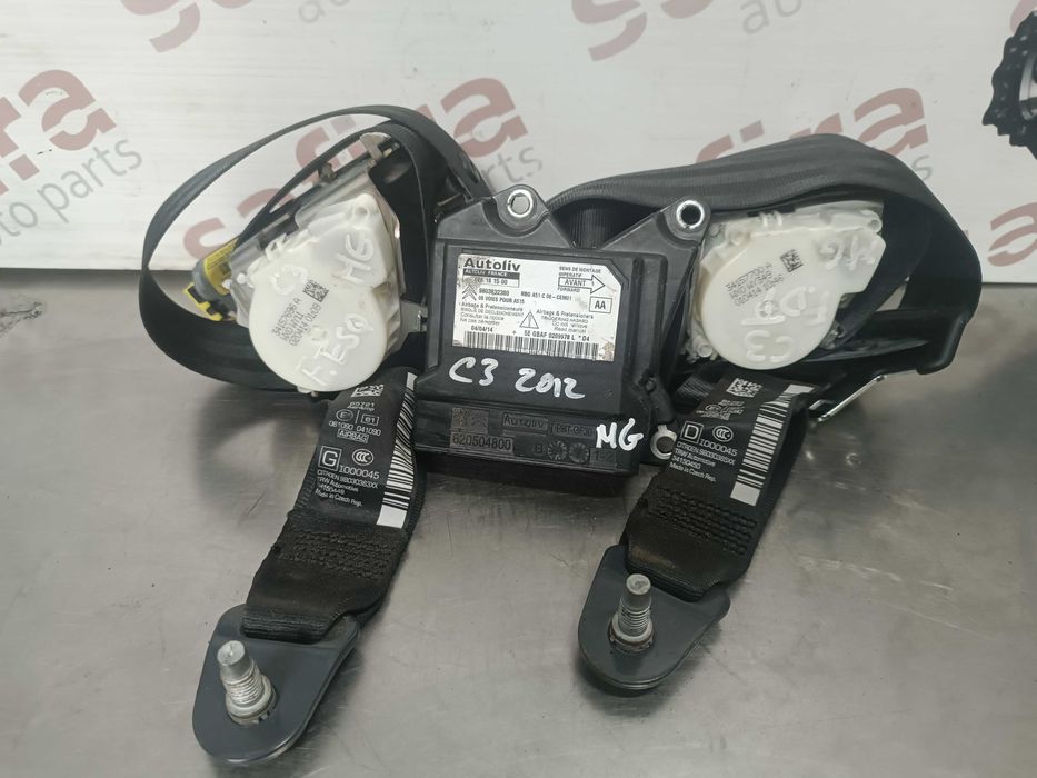 KIT DE AIRBAGS COM TABLIER CITROEN C3 II 2009-2016