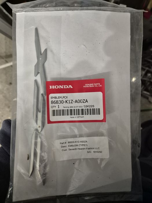 Emblemat PCX Honda 2023