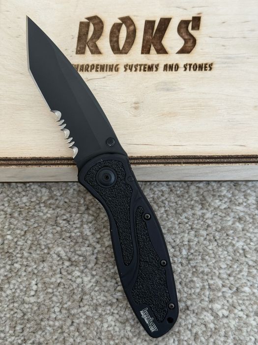 Складний ніж Kershaw Blur Tanto  1670TBLKST Січень 2006 року. Оригінал!