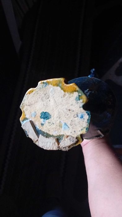 Elegante jarro/ gomil de loiça  das caldas