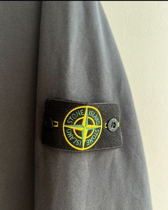 Stone Island Half-Zip Sweatshirt / Bluza Stojka - Dark Grey / Anthracite