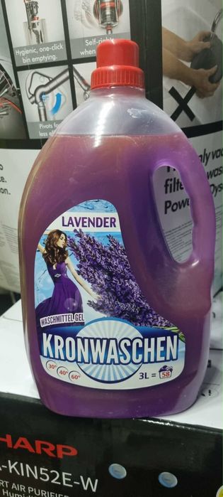 Żel do prania Kronwaschen Lavender 3L – 58 prań, lawendowy zapach
