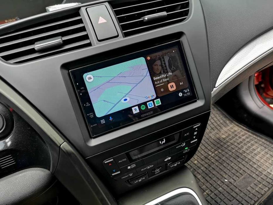 Radionawigacja 2din Kenwood Android Auto Carplay Kamera cofania montaż