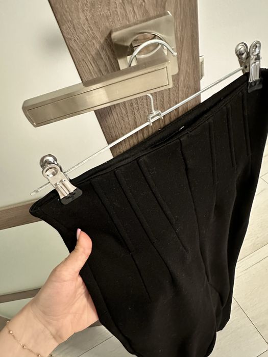 Лосини zara, з корсетними вставками