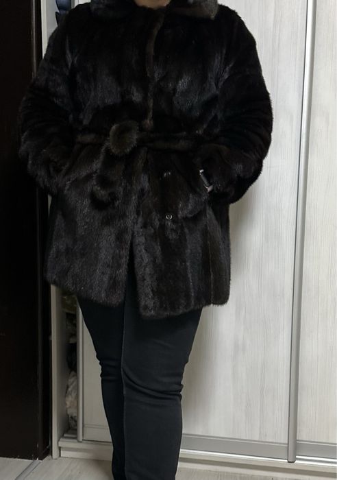 Норковий полушубок на об 125