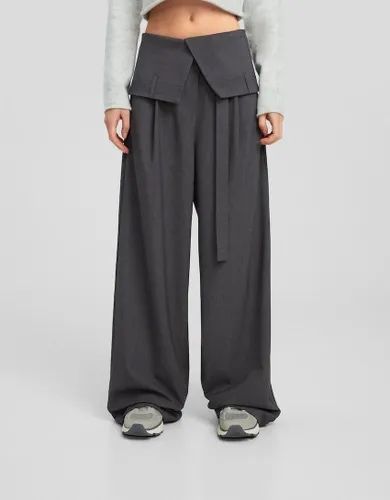 Штани прямі брюки широкі