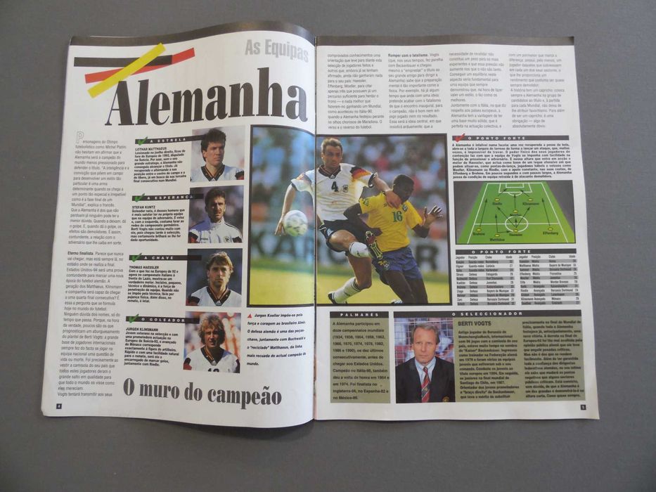 História dos Mundiais de Futebol Público em 8 Fascículos