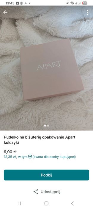 Apart pudełko opakowanie box prezent