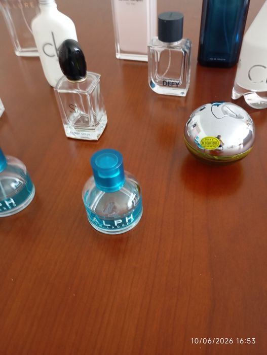 Frascos perfumes vazios
