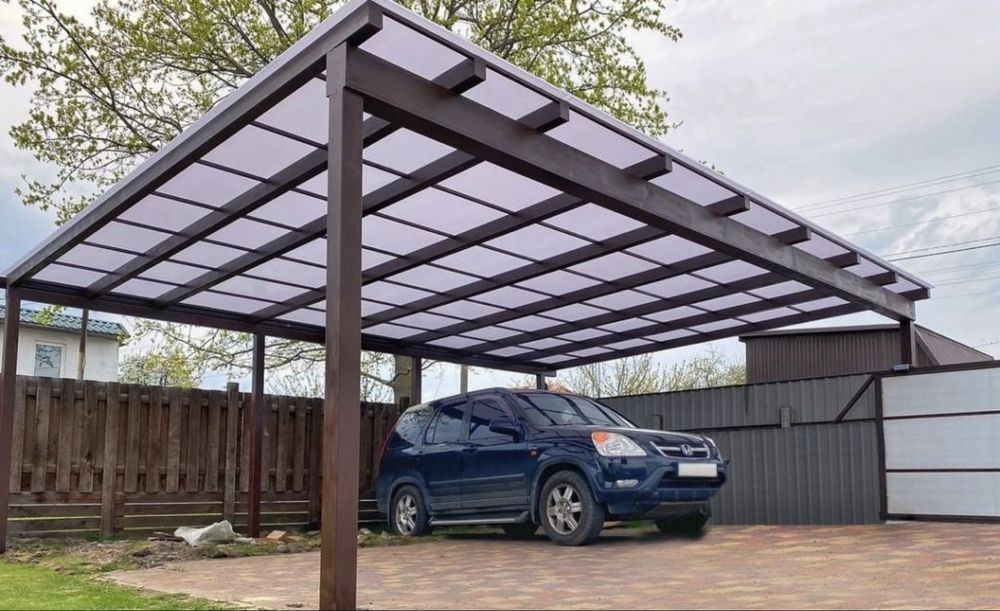 5. Wiata garażowa – ochrona auta przed deszczem i śniegiem