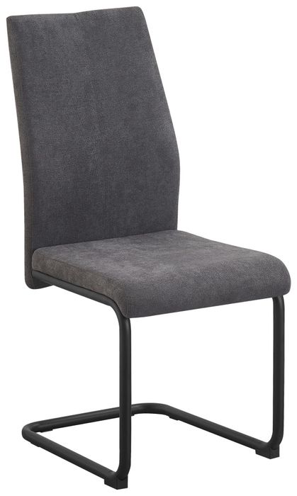 Krzesło fotel szarą mikrofibra