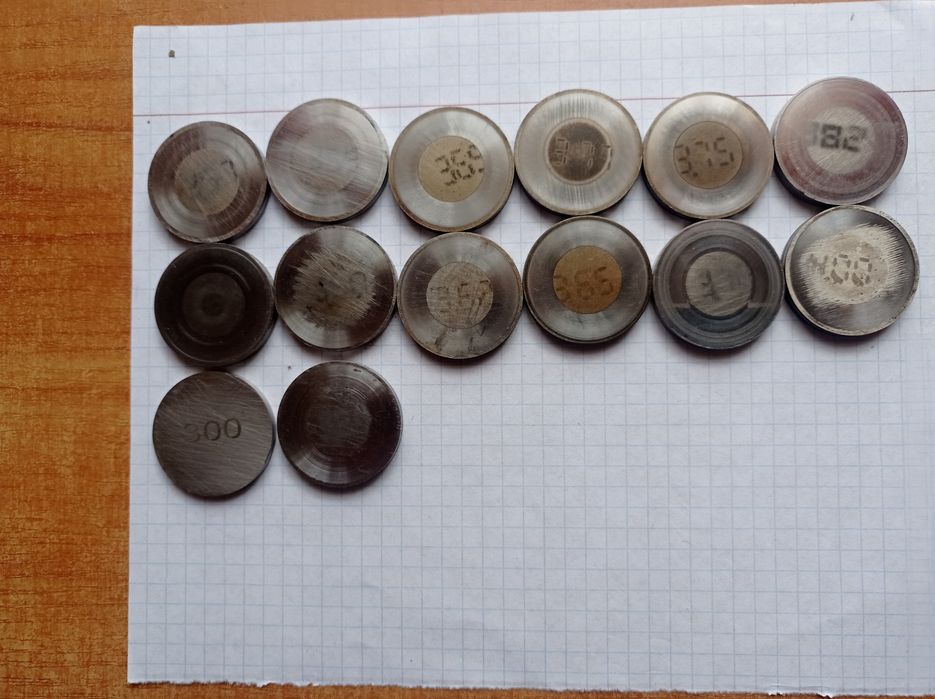 Продам шайби для регулювання клапанів на ВАЗ  вживанні