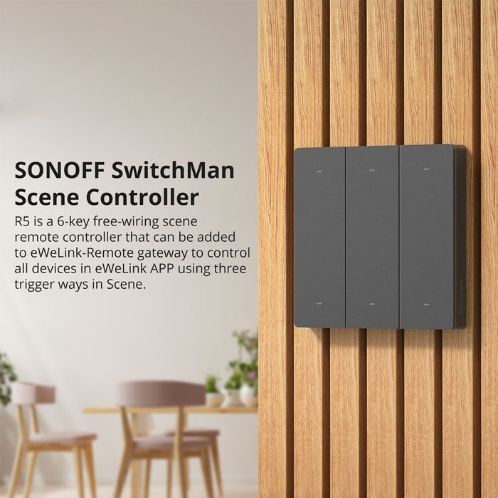 Sonoff Switchman R5/R5W беспроводной блютуз-выключатель
