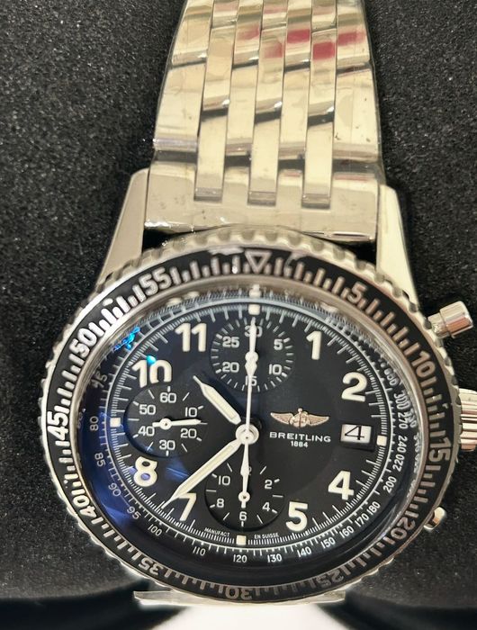 Breitling Aviastar Navitimer A13024 zegarek męski elegancki z nowymi elementami po serwisie