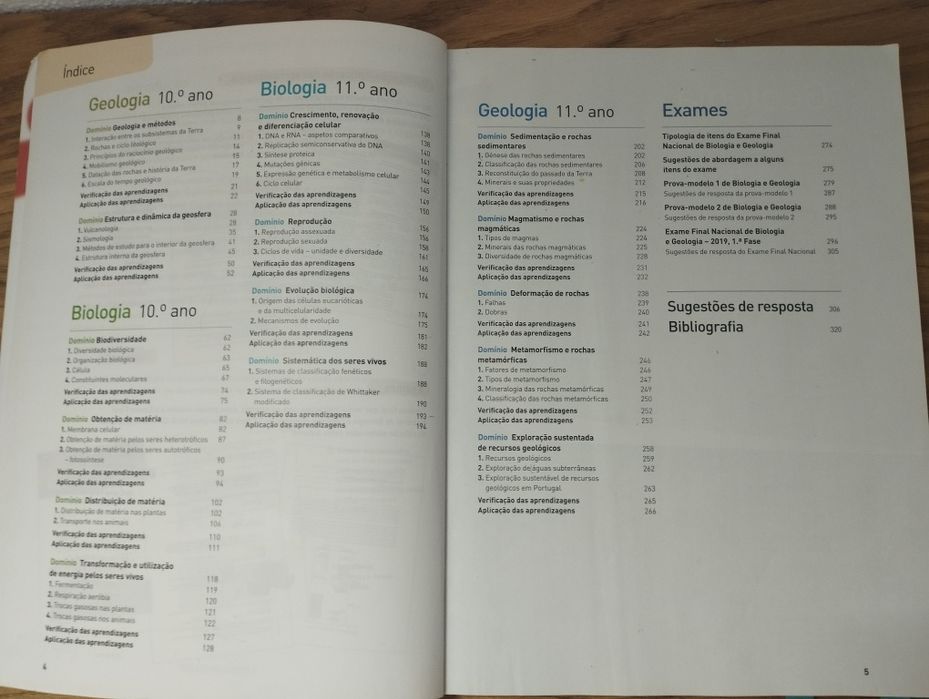 Livro de preparação para o exame de Biologia e Geologia