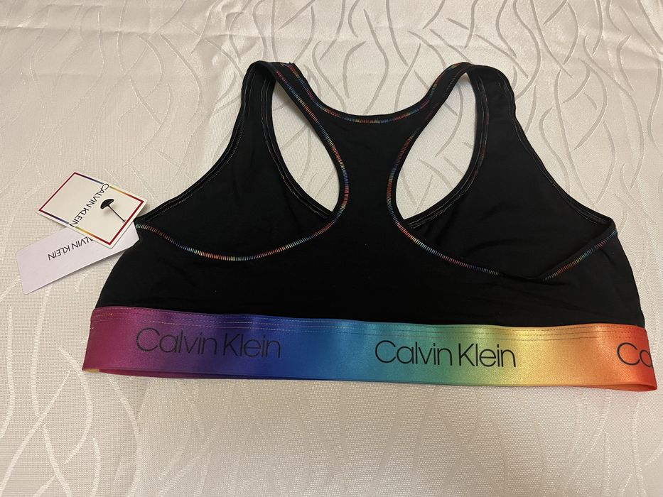 NOWY oryginalny stanik sportowy Calvin Klein biustonosz CK L