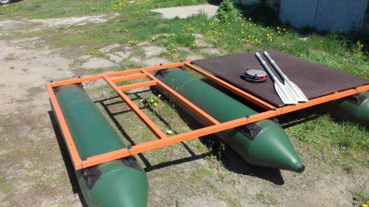 понтон для мини земснаряда, разборной