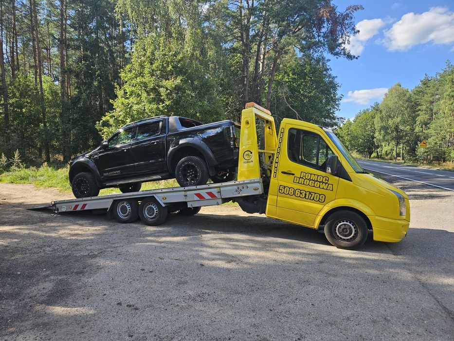 Pomoc drogowa 24H/7 osobowe i dostawcze,bus,suv,kolizje awarie, maszyny 3400kg