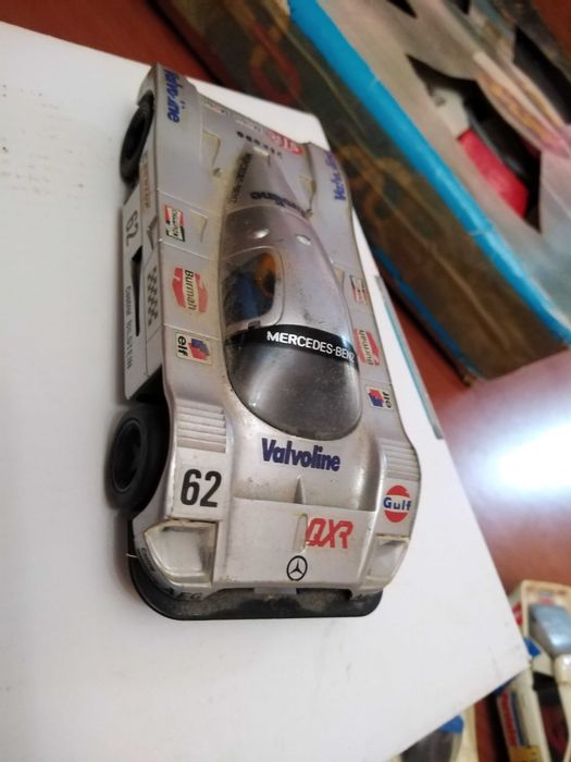 carros antigos de pista eléctrica marca scalextric