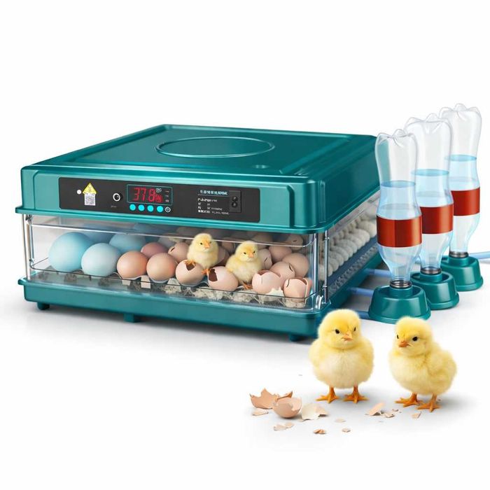 РОЗПРОДАЖ! Інкубатор на 70 яєць 220/12V | автопереворот + вологість
