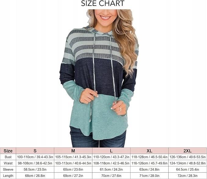 Bluza damska z kapturem r. S