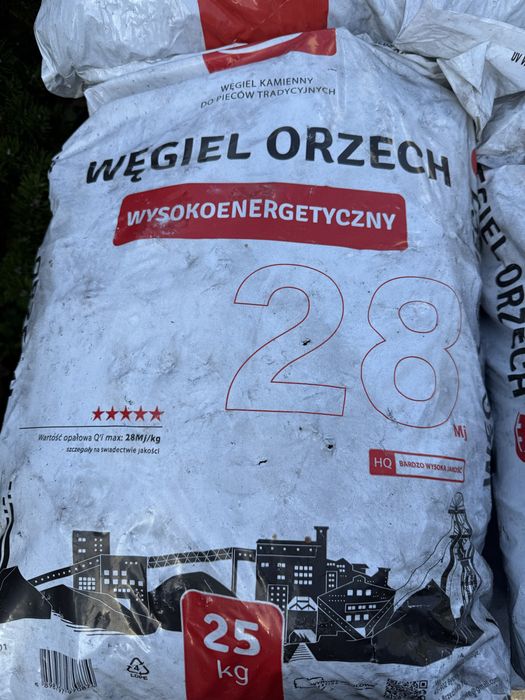 Wegiel orzech wysokoenergetyczny 28 MJ 1 425 kg