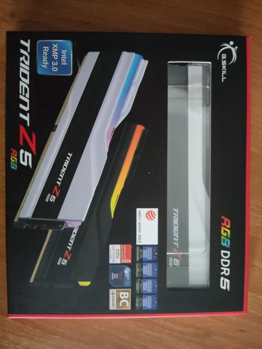 Pamięć RAM G.Skill Trident Z5 RGB 64GB DDR5 6000 2x32GB