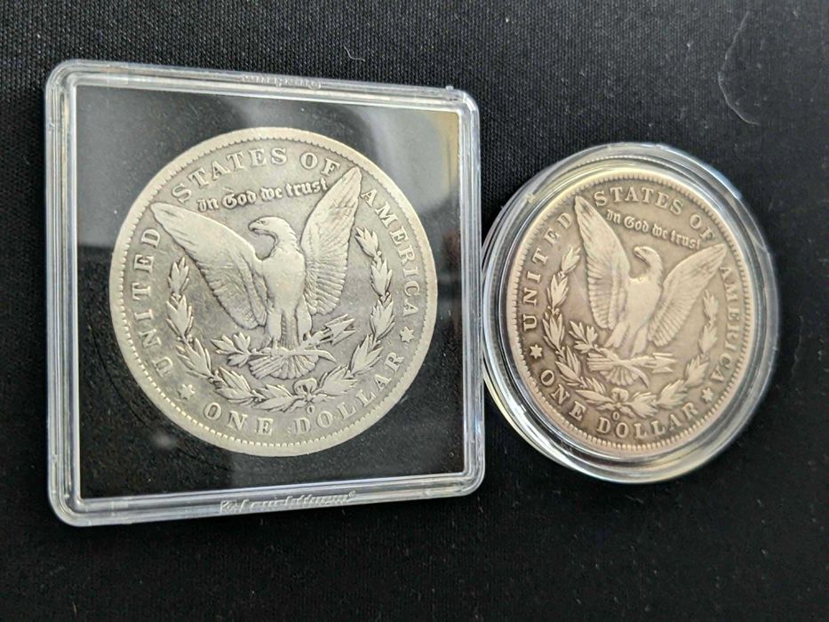 Srebrne monety dolar USA - Morgan 1885 O Morgan 1887 O