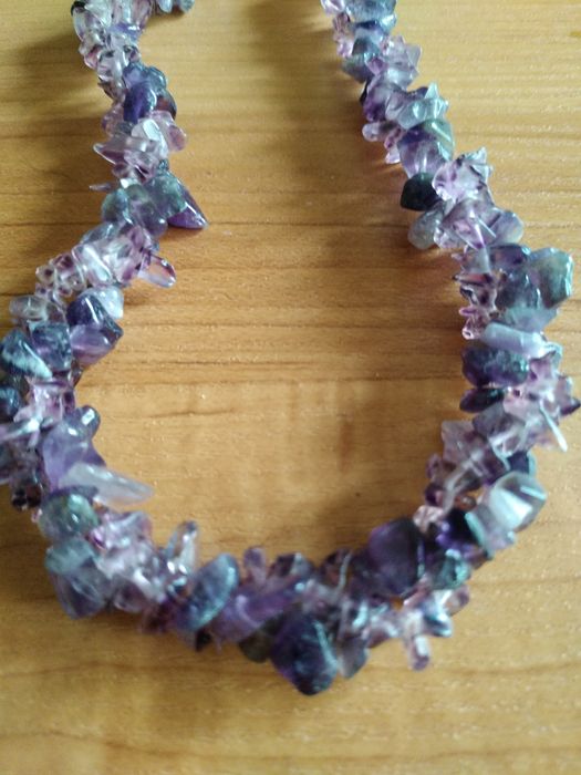 Бусы натуральный аметист