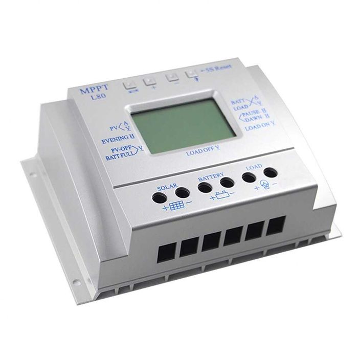Carregador baterias MPPT 12V/24V 80A solar