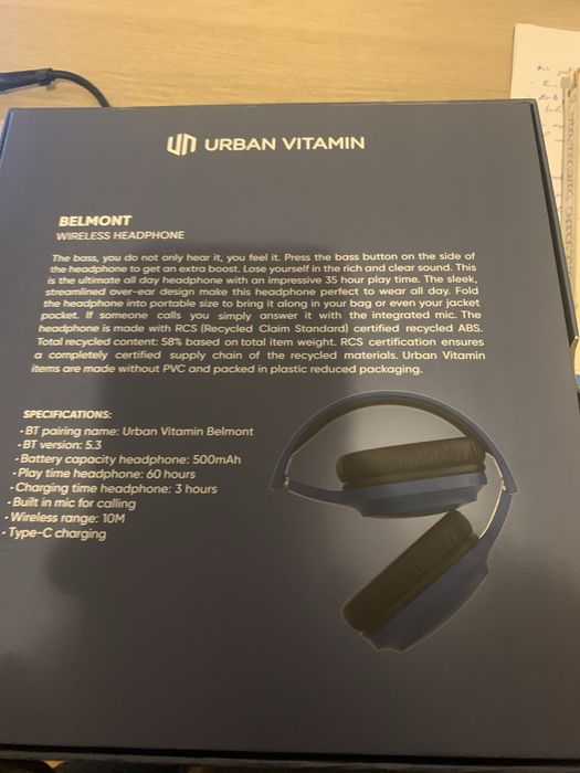 Headphones Urban Vitamin Wireless