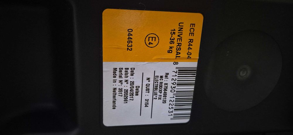 Fotelik Maxi-Cosi Rodi XP FIX (15-36 kg) | ISOFIX | Bezwypadkowy