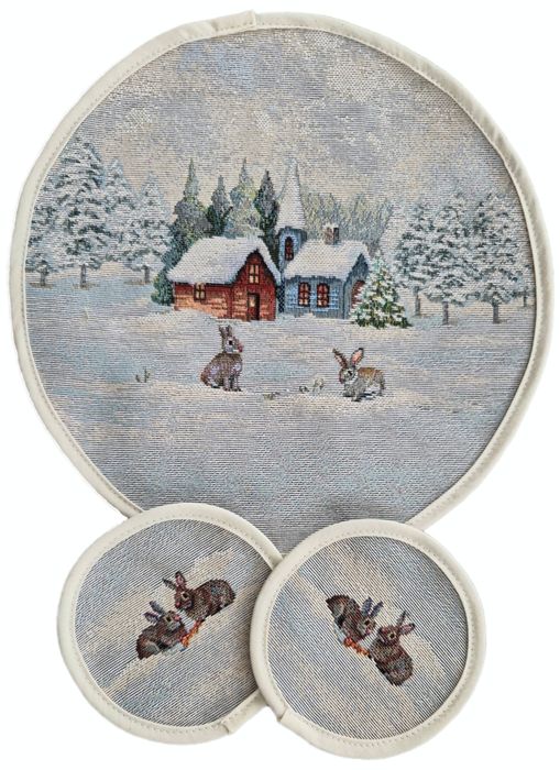 Komplet serwetek zimowych 1262VE