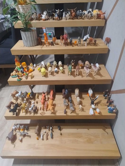 Figurki że zwierzętami