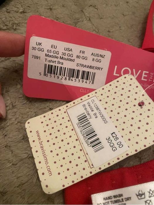 Cleo Panache Maddie Moulded 7091 T-shirt bra 30GG