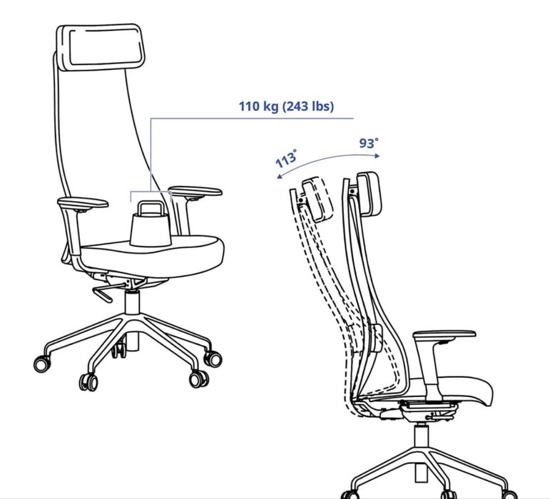 Cadeira de eacritório IKEA