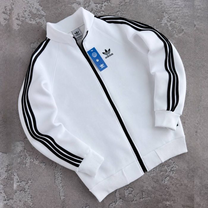 ЗИМА Олімпійка Adidas на флісі, тепла кофта | Олимпийка мужская Адидас с начесом
