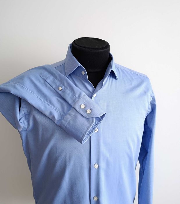 Голубая Рубашка Boss regular fit