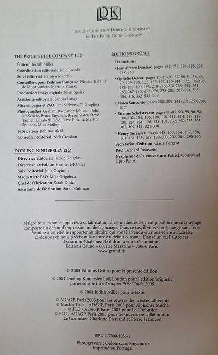 Livro: Antiquites et objets de collection (Guide des prix 2005)