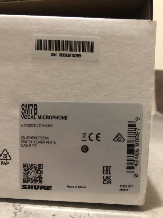 Мікрофон Shure SM7b