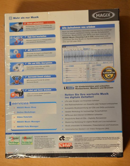 Magix Music Cleaning Lab 6 XXL nowe oprogramowanie zafoliowane