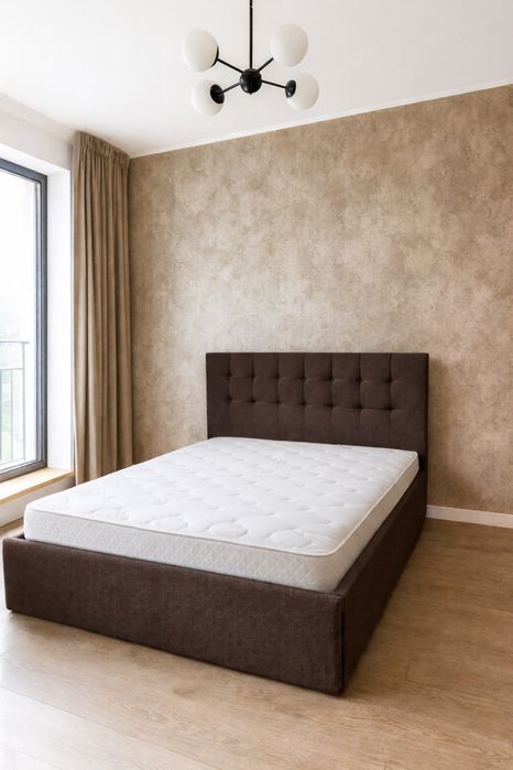 Ліжко 160*200 з м’якою спинкою | виробник