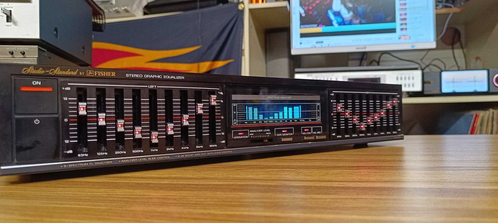 Еквалайзер FISHER EQ-875 (стан! відео роботи ! )