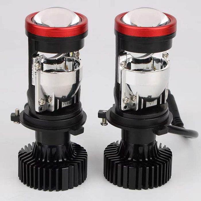 Міні лінзи H4 bi led лампа в фару Гарантия 1 рік, Ціна комплекту