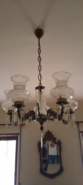 Candeeiro lustre antigo 1