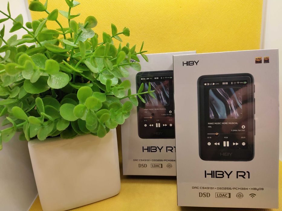 ‼️ Hiby R1 (Black) - аудио плеер на CS43131,DSD256, LDAC, Wi-Fi, BT5.1
