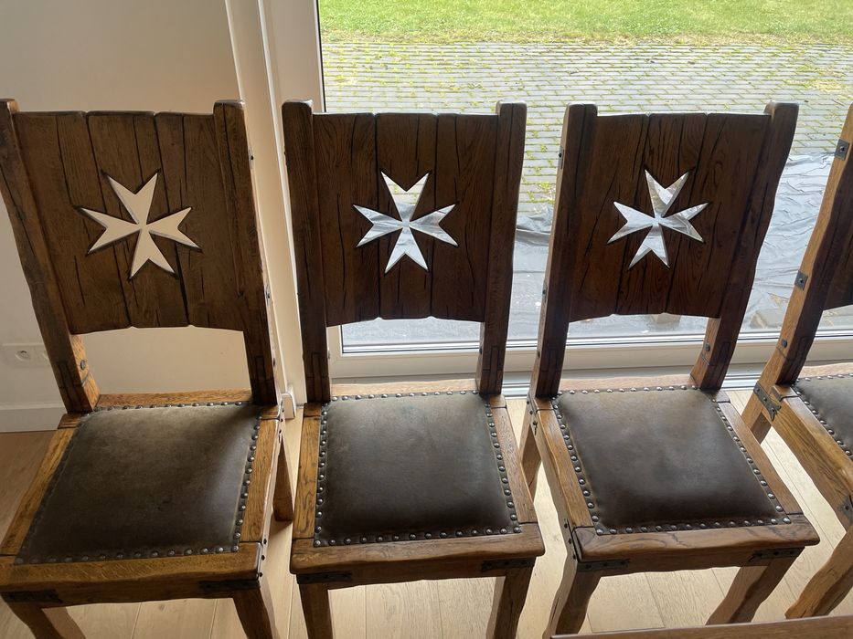 Zestaw mebli Ludwik Newline – kolekcja Clash (dąb lity)