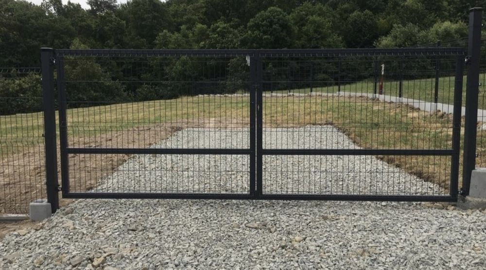 Brama dwuskrzydłowa ogrodzeniowa 4m