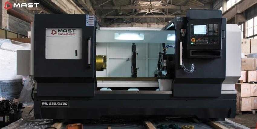 Токарный станок по металу с ЧПУ MAST 520x1500 SH8